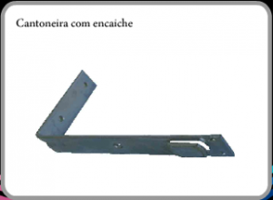 cantoneira com encaixe