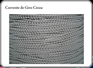 corrente de giro cinza