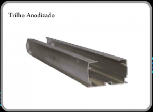 trilho anodizado
