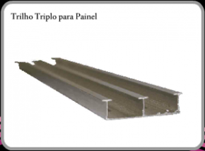 trilho para painel